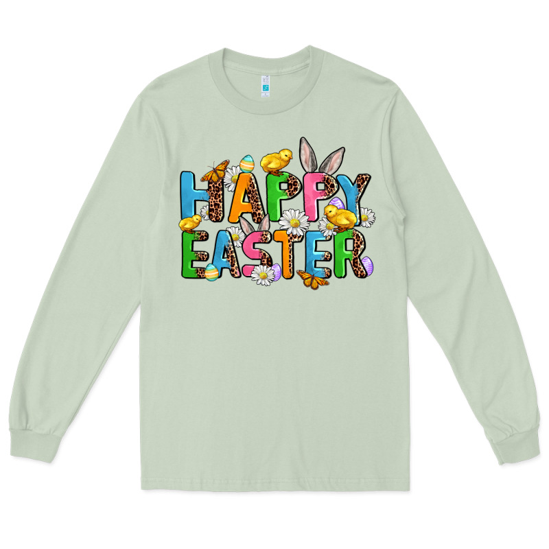 Happy Easter Long Sleeve Tee by AdoDesignShop | Teevron