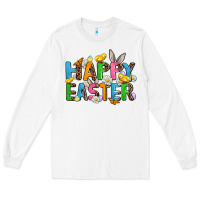 White happy easter Long Sleeve Tee - AdoDesignShop