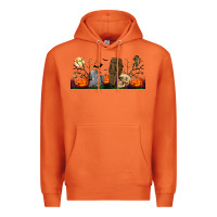 Carrot headstone and coffin lebbey glass Premium Hoodie - BundleAndBundleShop