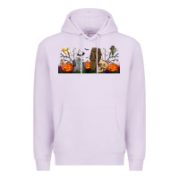 Lilac headstone and coffin lebbey glass Premium Hoodie - BundleAndBundleShop
