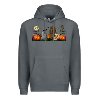 Rock headstone and coffin lebbey glass Premium Hoodie - BundleAndBundleShop