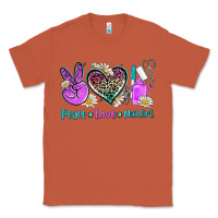 Copper peace love nail art Classic Tee - AdoDesignShop