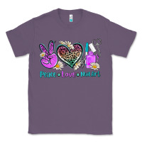 Lavender peace love nail art Classic Tee - AdoDesignShop