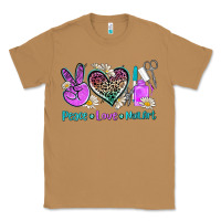 Toasted Coconut peace love nail art Classic Tee - AdoDesignShop