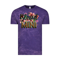 Cloud Purple flowers blessed mini Vintage Tee - Zillion Design Studio