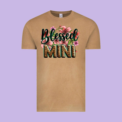 Flowers Blessed Mini Vintage Tee Designed By Zillion Design Studio