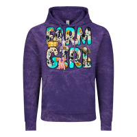 Cloud Purple farm girl Vintage Hoodie - Zillion Design Studio