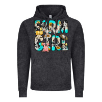 Vintage Black farm girl Vintage Hoodie - Zillion Design Studio