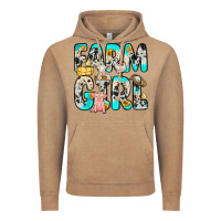 Vintage Coffee farm girl Vintage Hoodie - Zillion Design Studio