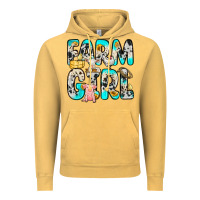 Vintage Mustard farm girl Vintage Hoodie - Zillion Design Studio