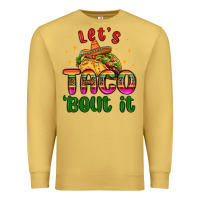 Antique Gold let s taco bout it Premium Sweatshirt - MaliasSmallBusiness