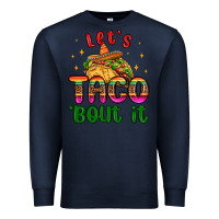 Navy let s taco bout it Premium Sweatshirt - MaliasSmallBusiness
