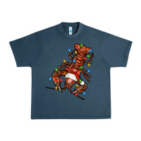Midnight Navy Christmas crawfish Urban Heavy Tee - FaDigitalArtStudio