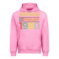 Fuchsia Pink Born in 1980 Vintage February Urban Hoodie - Bettercallsaul