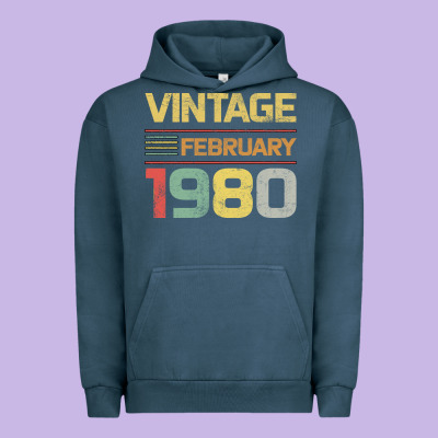 Born In 1980 Vintage February Urban Hoodie Designed By Bettercallsaul