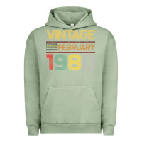 Pigment Oil Green Born in 1980 Vintage February Urban Hoodie - Bettercallsaul