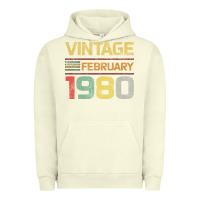 Pigment Pistachio Born in 1980 Vintage February Urban Hoodie - Bettercallsaul