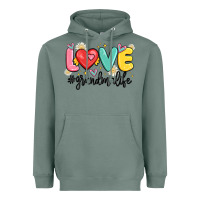 Sage love grandma life Heavyweight Hoodie - MaliasSmallBusiness