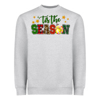 Heather Grey 'tis the season softball christmas Heavyweight Sweatshirt - RanaPortraitStore