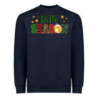 Navy 'tis the season softball christmas Heavyweight Sweatshirt - RanaPortraitStore