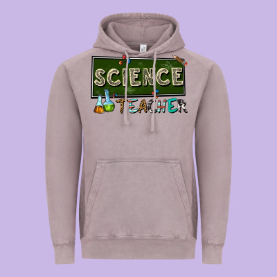 Science Teacher Vintage Hoodie Designed By Texasbilliewilder