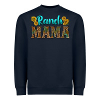 Navy ranch mama Heavyweight Sweatshirt - texasbilliewilder