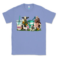 Colony Blue cow coffee cups Classic Tee - AdoDesignShop