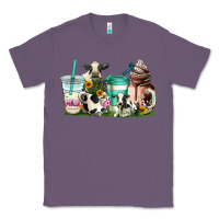 Lavender cow coffee cups Classic Tee - AdoDesignShop