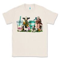Natural cow coffee cups Classic Tee - AdoDesignShop