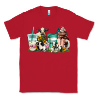 Red cow coffee cups Classic Tee - AdoDesignShop