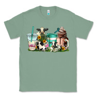 Sage cow coffee cups Classic Tee - AdoDesignShop
