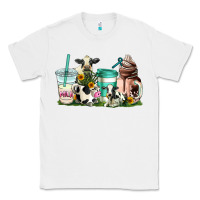 White cow coffee cups Classic Tee - AdoDesignShop