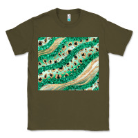 Army Green green glitter Classic Tee - JahusDesignShop