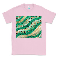 Bubblegum Pink green glitter Classic Tee - JahusDesignShop