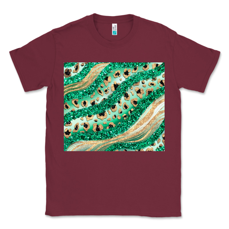 Green Glitter Classic Tee by JahusDesignShop | Teevron