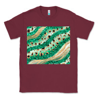 Burgundy green glitter Classic Tee - JahusDesignShop