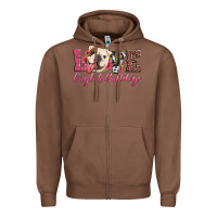 Chestnut love english bulldogs Zipper Hoodie - Artiststas