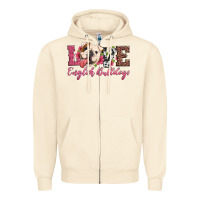 Sandshell love english bulldogs Zipper Hoodie - Artiststas