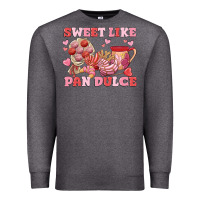Charcoal Heather sweet like pan dulce Premium Sweatshirt - MaliasSmallBusiness