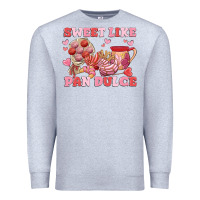 Heather Grey sweet like pan dulce Premium Sweatshirt - MaliasSmallBusiness