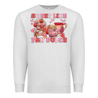 Oatmeal Heather sweet like pan dulce Premium Sweatshirt - MaliasSmallBusiness