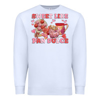 White sweet like pan dulce Premium Sweatshirt - MaliasSmallBusiness