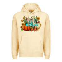 Pina Colada Welcome Fall Pumpkins Premium Hoodie - BundleAndBundleShop