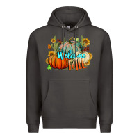 Smoke Welcome Fall Pumpkins Premium Hoodie - BundleAndBundleShop
