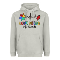 Moon Dust love needs no words Heavyweight Hoodie - MaliasSmallBusiness
