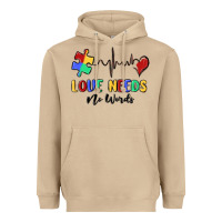Mushroom love needs no words Heavyweight Hoodie - MaliasSmallBusiness