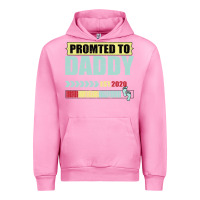 Fuchsia Pink Promoted To Daddy Est 2020 Urban Hoodie - Bettercallsaul