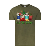 Vintage Olive coffee cups current mood Vintage Tee - texasbilliewilder