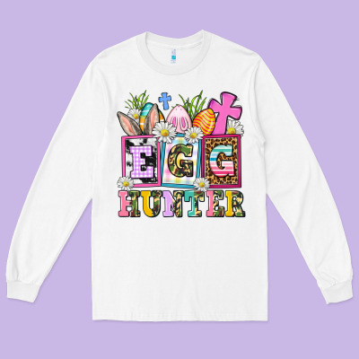 Egg Hunter Long Sleeve Tee Designed By Adodesignshop
