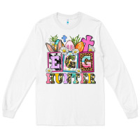 White egg hunter Long Sleeve Tee - AdoDesignShop